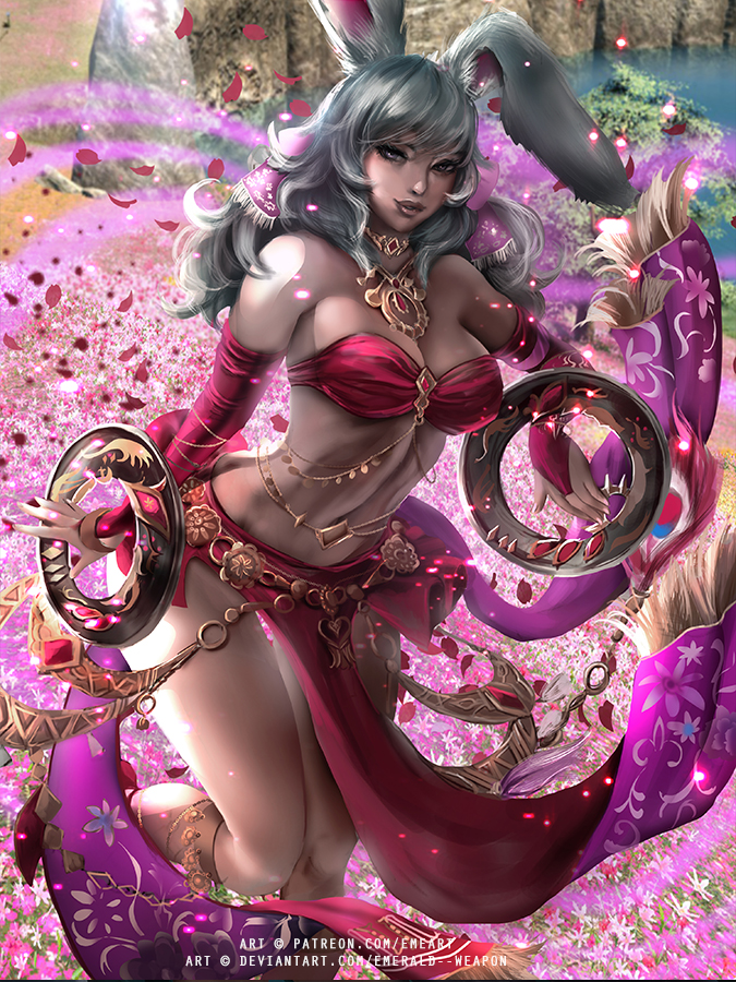 dancer (final fantasy and 1 more) drawn by emerald-weapon