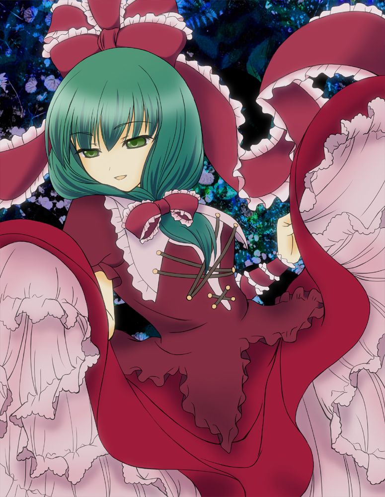 kagiyama hina (touhou) drawn by gorota and yuca_(rascal)