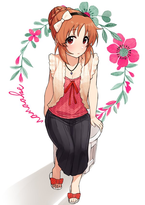 abe nana (idolmaster and 1 more) drawn by omaru_gyuunyuu
