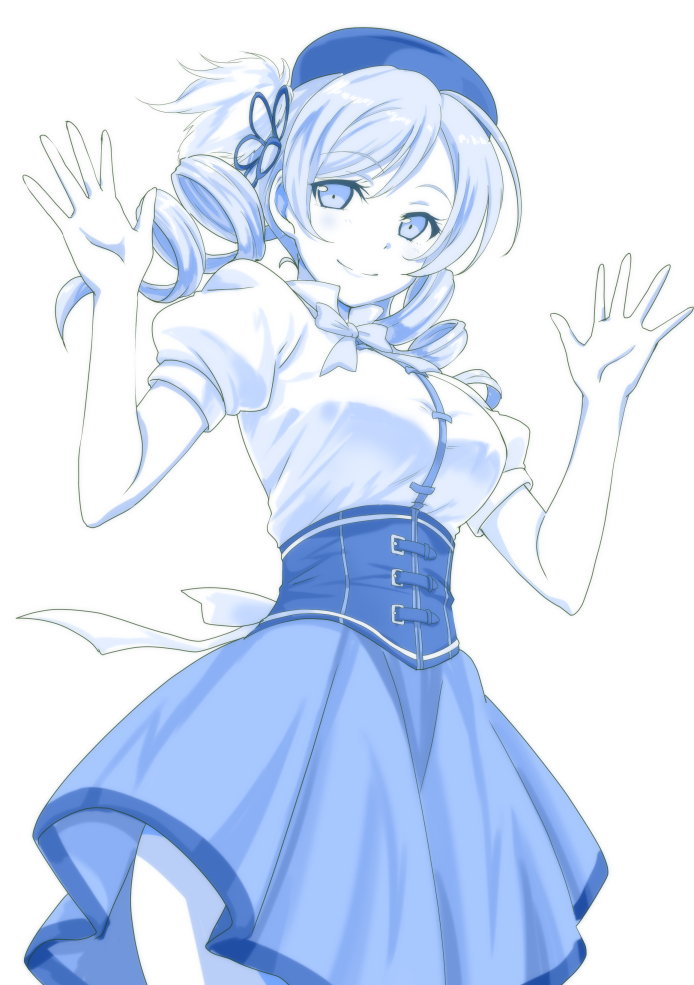 tomoe mami (mahou shoujo madoka magica) drawn by kungun