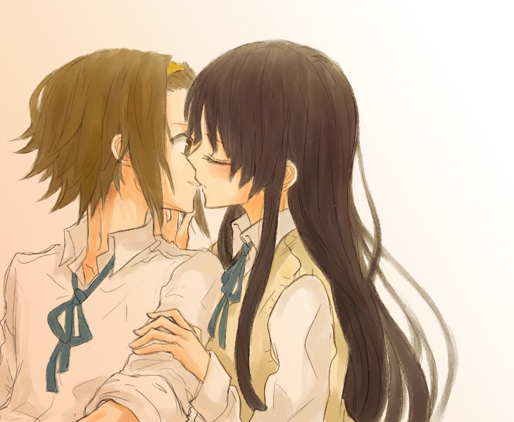 akiyama mio and tainaka ritsu (k-on!) drawn by gogono_pan'ya