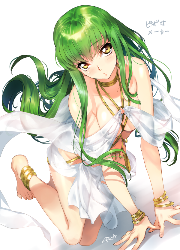 c.c. and olive oyl (code geass and 2 more) drawn by creayus