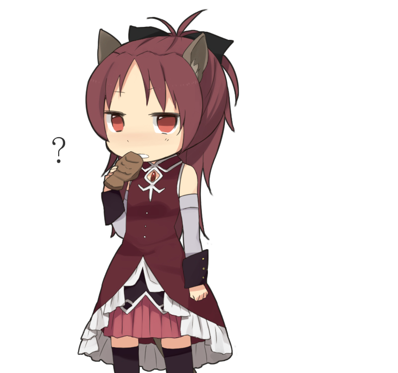 sakura kyoko (mahou shoujo madoka magica) drawn by tsuduya_(knt31)