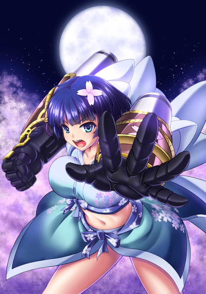 yozakura (senran kagura and 1 more) drawn by momiji_mikan