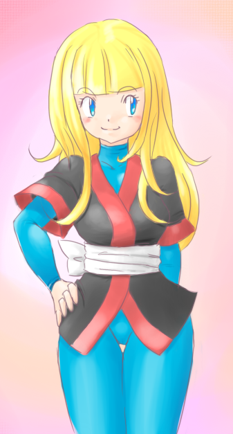 greta (pokemon and 2 more) drawn by majin_(marcia)
