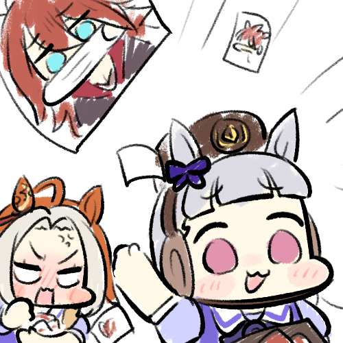 gold ship and orfevre (umamusume) drawn by jazz_jack