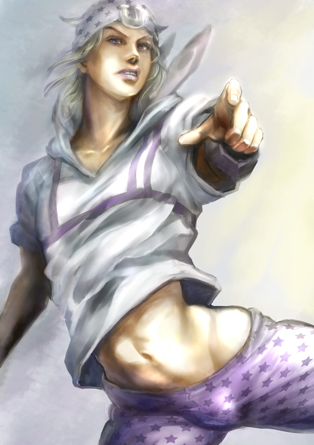 johnny joestar (jojo no kimyou na bouken and 1 more) drawn by sasamaru_(sasamaru)