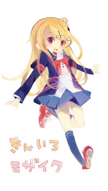 kujou karen (kin-iro mosaic) drawn by ana_(rznuscrf)