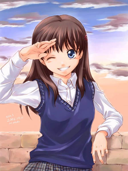 yuzuki shiiko (one - kagayaku kisetsu e) drawn by misaki_juri