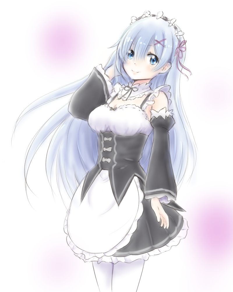 rem (re:zero kara hajimeru isekai seikatsu) drawn by teina