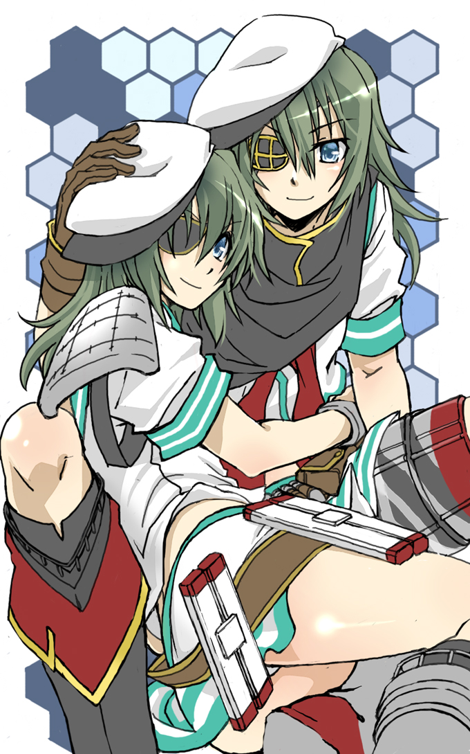 kiso and kiso kai ni (kantai collection) drawn by kai_(akamekogeme)