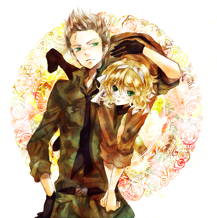 belgium and netherlands (axis powers hetalia) drawn by taeko_(tao)