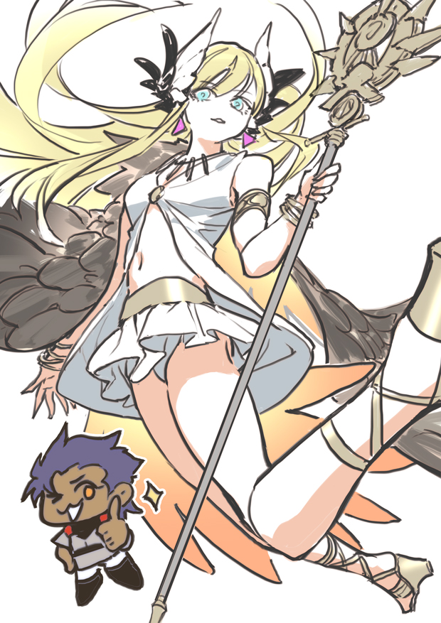 circe, gigi andalusia, and kenneth sleg (fate and 3 more) drawn by hangleing