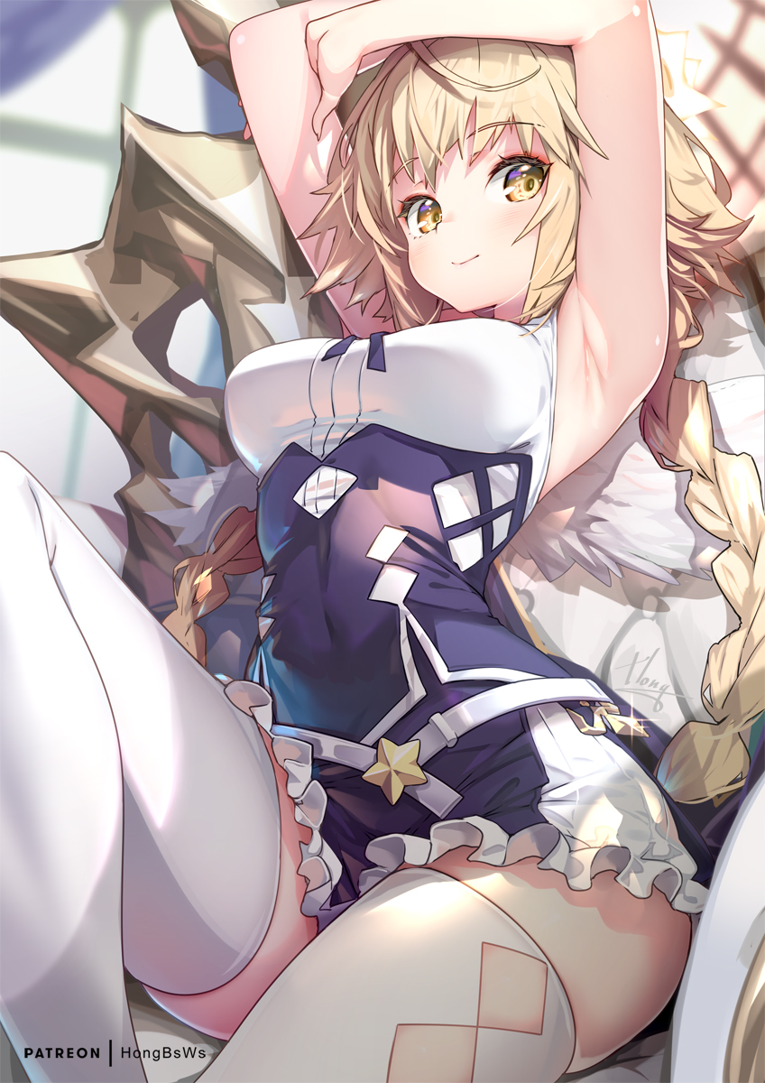 jeanne d'arc and metatron jeanne (fate and 1 more) drawn by hong_(white_spider)