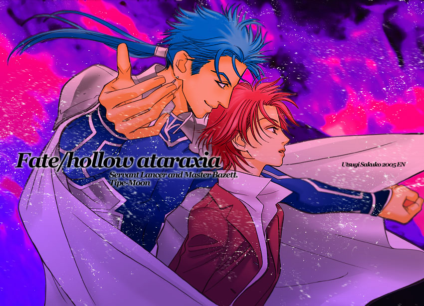 cu chulainn and bazett fraga mcremitz (fate and 2 more) drawn by utsugi_sakuko