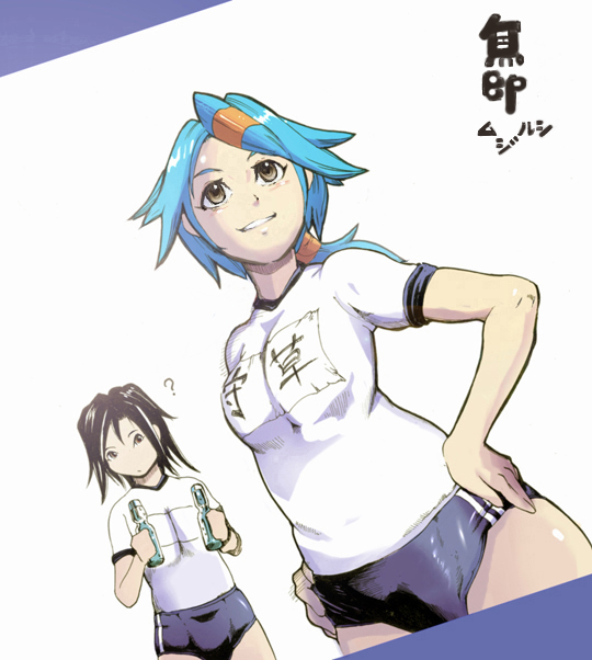 kamigusa shizuru and mishima ruki (radirgy) drawn by den_(zeroshiki)