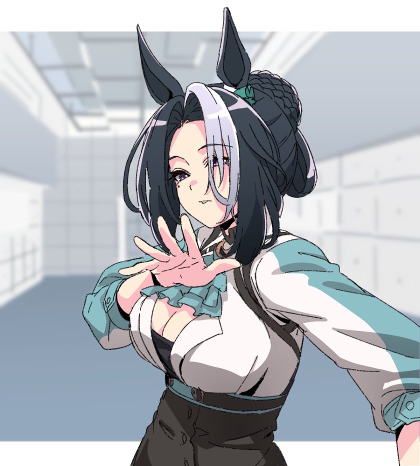 mejiro ramonu (umamusume and 1 more) drawn by wakoudo