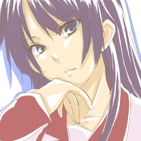 senjougahara hitagi (monogatari and 1 more) drawn by seri_natsume