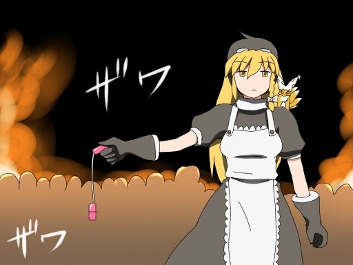 kirisame marisa and yakumo ran (touhou) drawn by shirosato