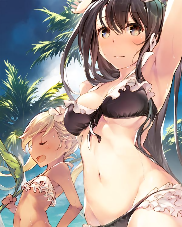 io and jessica (granblue fantasy) drawn by zama_masaaki