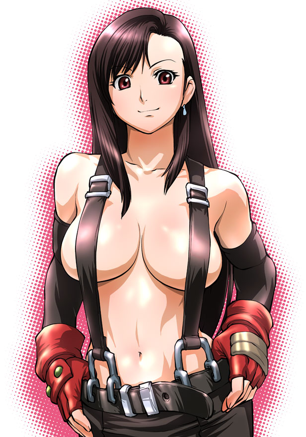 tifa lockhart (final fantasy and 1 more) drawn by ueyama_michirou