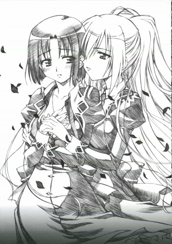 hanazono shizuma and rokujou miyuki (strawberry panic!) drawn by sakazuki_homare
