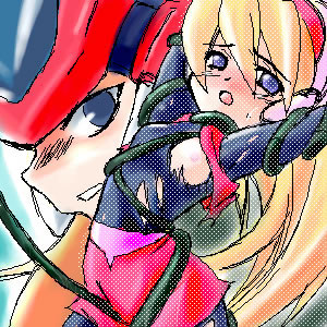 zero, zero(z), and ciel (mega man and 1 more) drawn by girutaabo