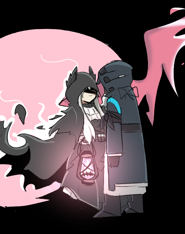 doctor and irene (arknights) drawn by omo_(saindoc)