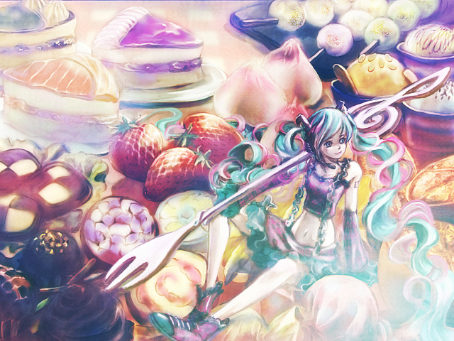 hatsune miku (vocaloid and 1 more) drawn by so-da