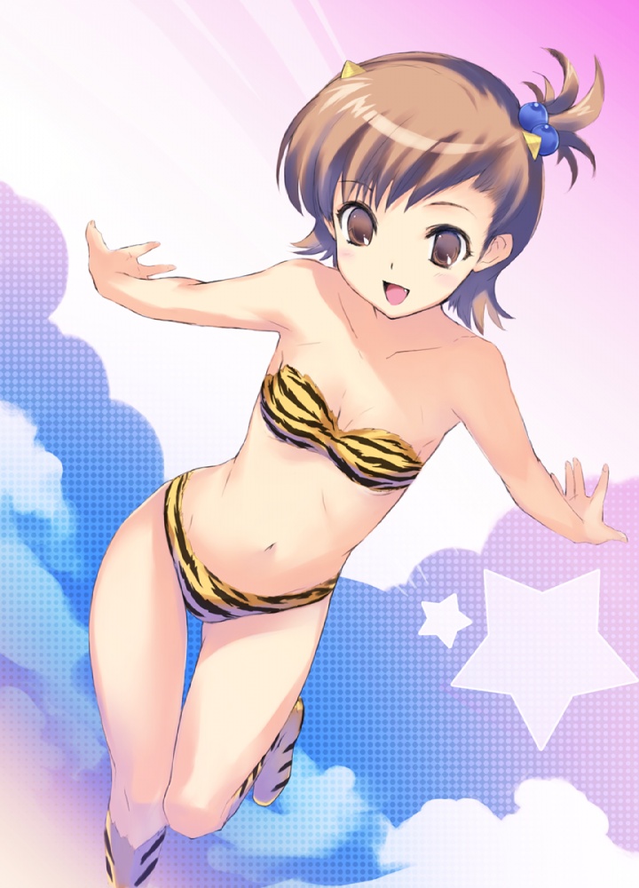 lum and futami mami (idolmaster and 2 more) drawn by kawata_hisashi