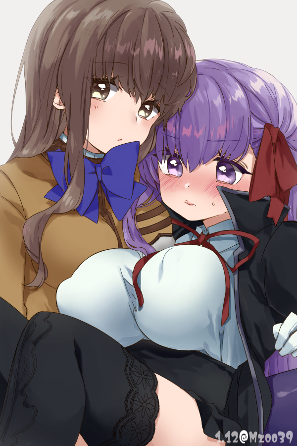 bb and kishinami hakuno (fate and 2 more) drawn by osakana_(rrg0123)