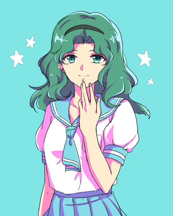 kaiou michiru (bishoujo senshi sailor moon and 1 more) drawn by hiki-wota