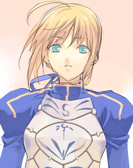 artoria pendragon and saber (fate and 1 more) drawn by engo_(mongo)