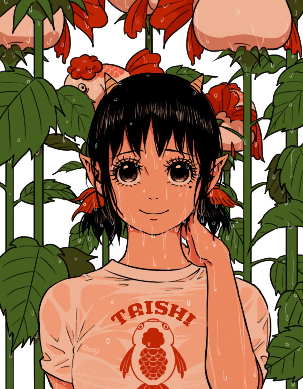 peach maki (hoozuki no reitetsu) drawn by yasoji_(16321578)