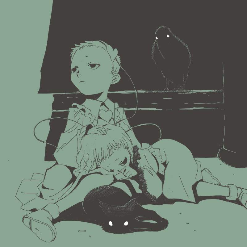 komeiji koishi, komeiji satori, kaenbyou rin, and reiuji utsuho (touhou) drawn by onikobe_rin
