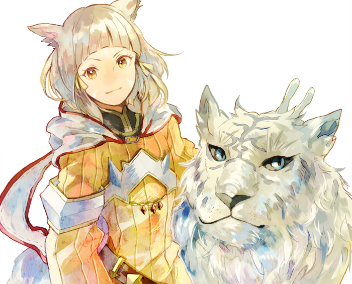 nia and dromarch (xenoblade chronicles and 1 more) drawn by okii