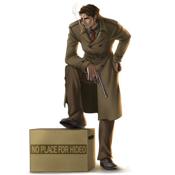 solid snake and old snake (metal gear and 2 more) drawn by kuren