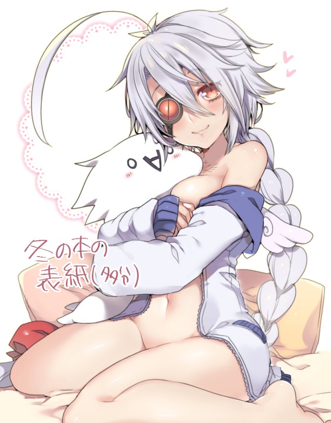 ragna the bloodedge and nu-13 (blazblue) drawn by uzukinoko