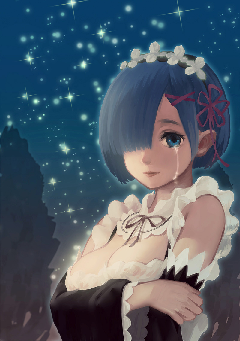 rem (re:zero kara hajimeru isekai seikatsu) drawn by da_mao_banlangen