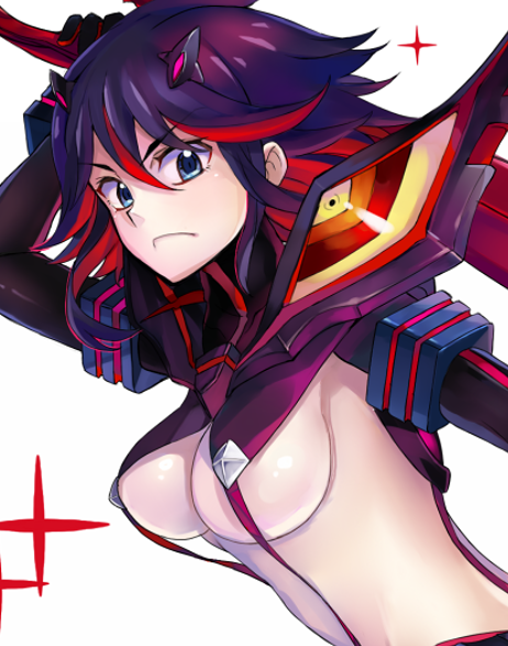 matoi ryuuko and senketsu (kill la kill) drawn by ashita_(2010)