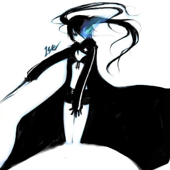 black rock shooter (black rock shooter) drawn by iseno_yajin