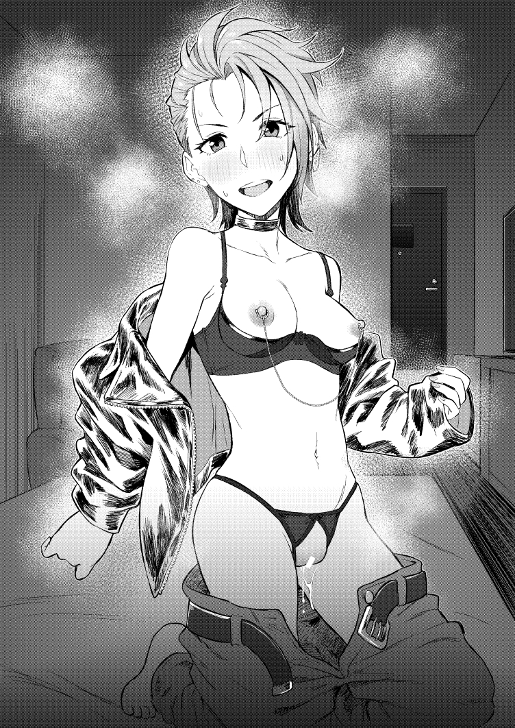kimura natsuki (idolmaster and 1 more) drawn by tkhs