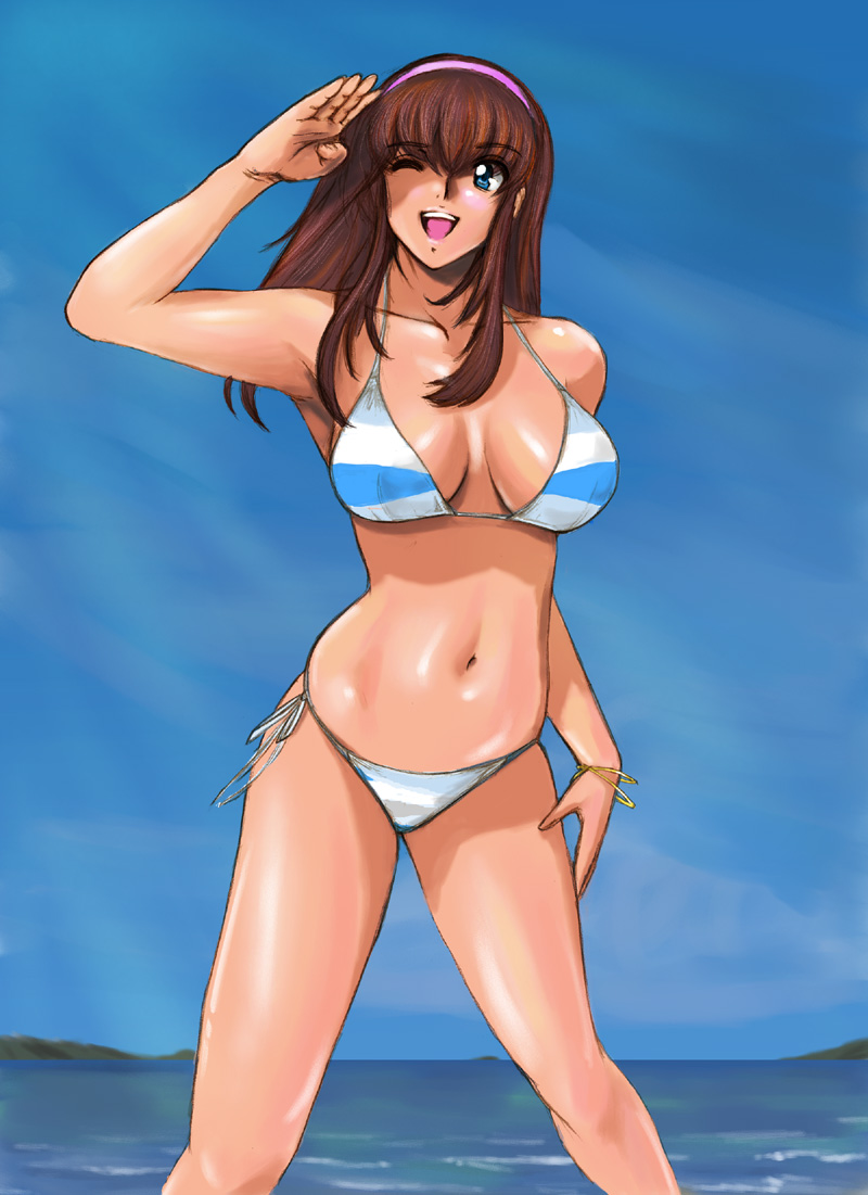 hitomi (dead or alive) drawn by shu-z