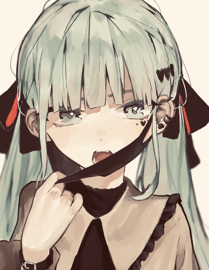 hatsune miku (vocaloid and 1 more) drawn by mo011010