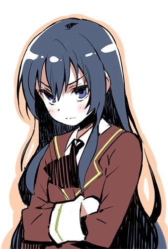 mikazuki yozora (boku wa tomodachi ga sukunai) drawn by yasu