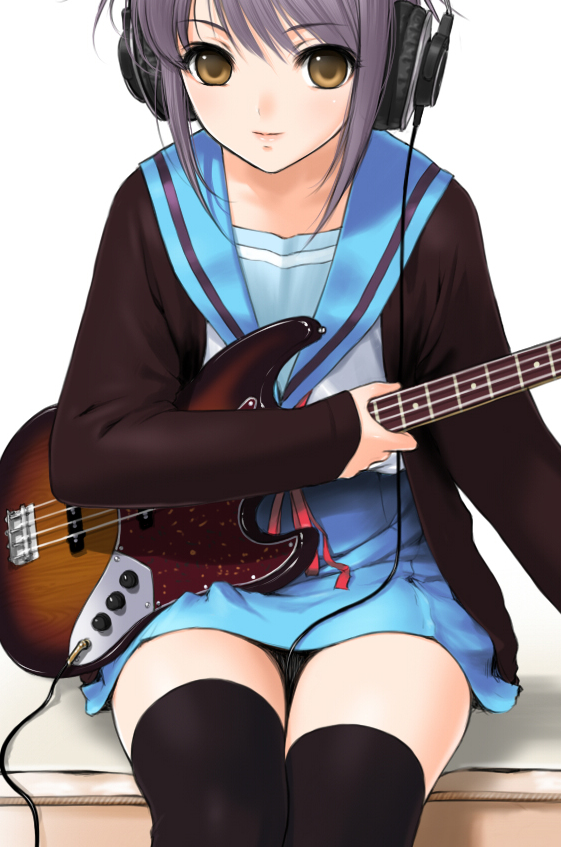 nagato yuki and tissue princess (suzumiya haruhi no yuuutsu) drawn by sano_toshihide