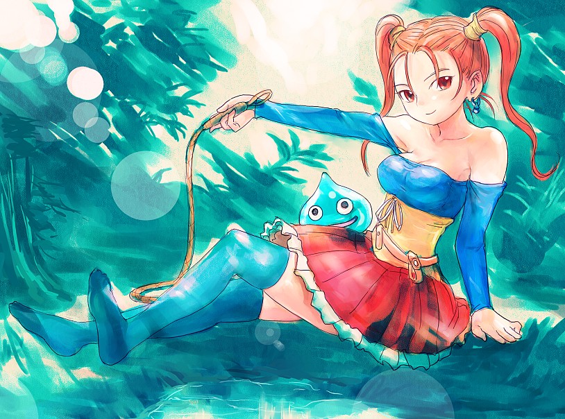 jessica albert (dragon quest and 1 more) drawn by mekarauroko