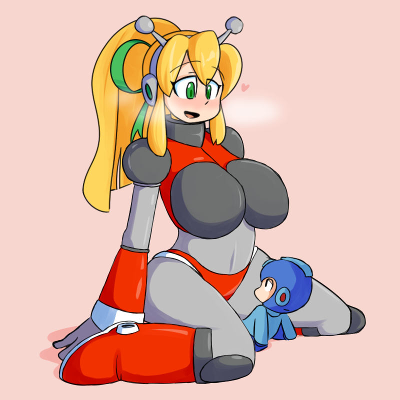 roll, mega man, and hyper roll (mega man and 1 more) drawn by fupoo