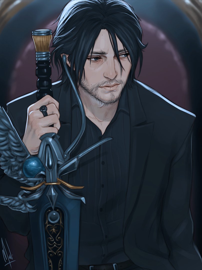 noctis lucis caelum (final fantasy and 1 more) drawn by coralie_jubenot