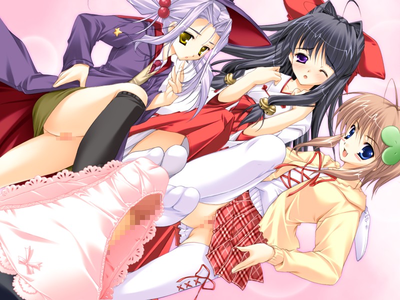 tsukimiya kaede, takahara ai, and arima mari (miraroma) drawn by mikeou
